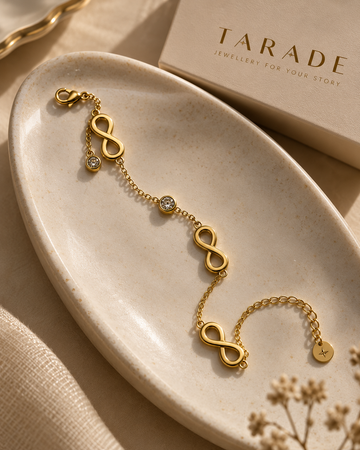 TARADE INFINITY CRYSTAL BRACELET