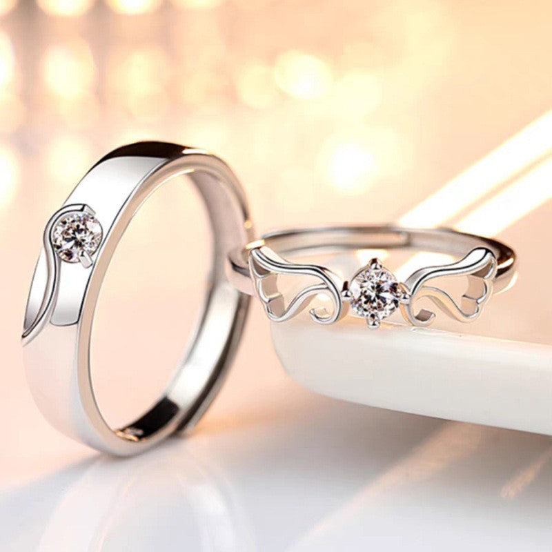 TARADE Amara Crystal Swan Ring