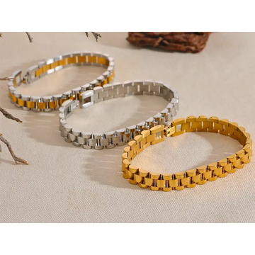 Men's Premium Anti-Tarnish Link Bracelet