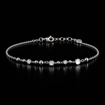 925 Sterling Silver Celestial Bead Bracelet