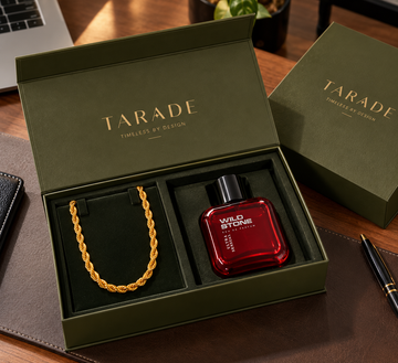 Men’s Signature Gift Set — Gold Chain & Perfume 🎁✨