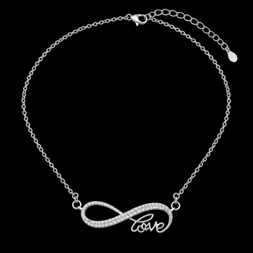 925 Sterling Silver Infinity Love Bracelet ✨